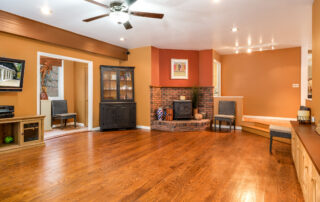 Family Room With Wood Burning Stove--83lake